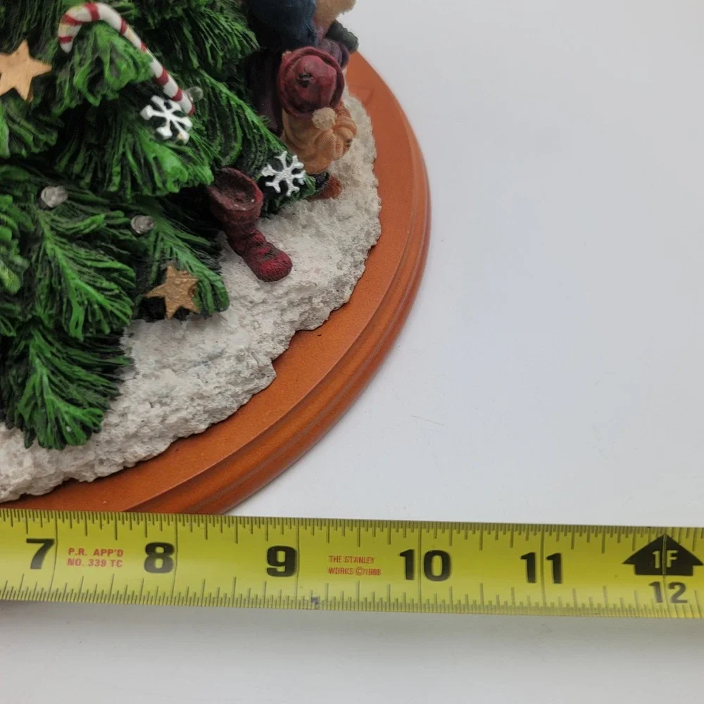 Danbury Mint RETIRED Boyds Bears Christmas Tree Lighted Sculpture Holiday Decor